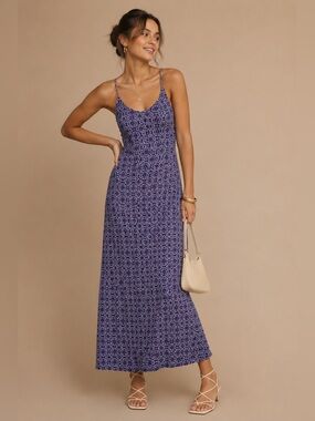 Market & Spruce Alisha Knit Strappy Back Maxi Dress